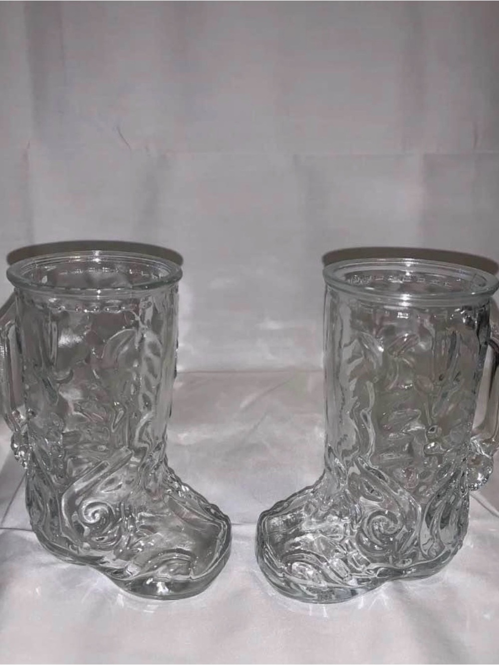 Clear Glass Boot-Shaped Decorative Vases - Home Accents